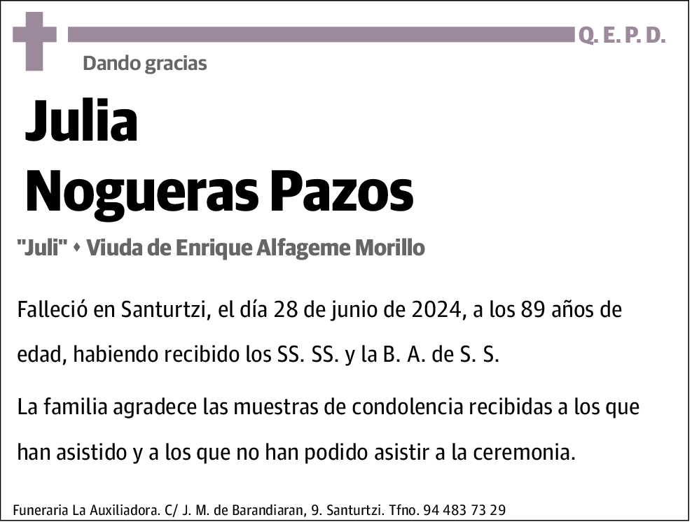 Julia Nogueras Pazos