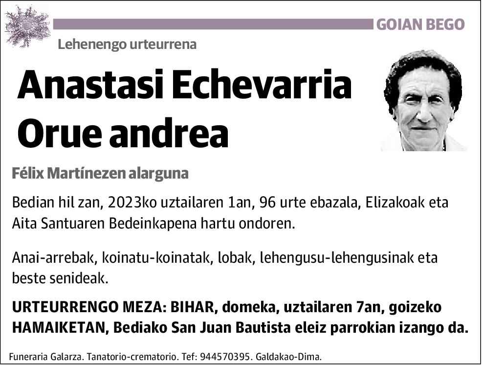 Anastasi Echevarria Orue