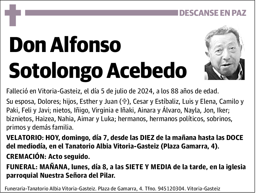 Alfonso Sotolongo Acebedo
