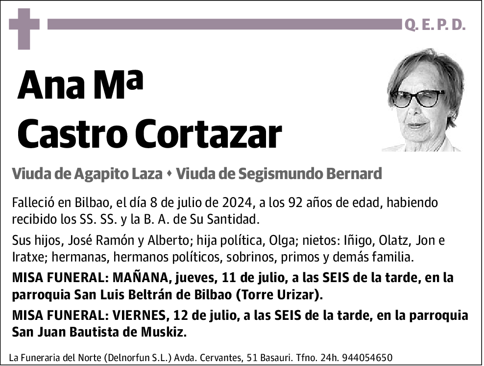 Ana María Castro Cortazar