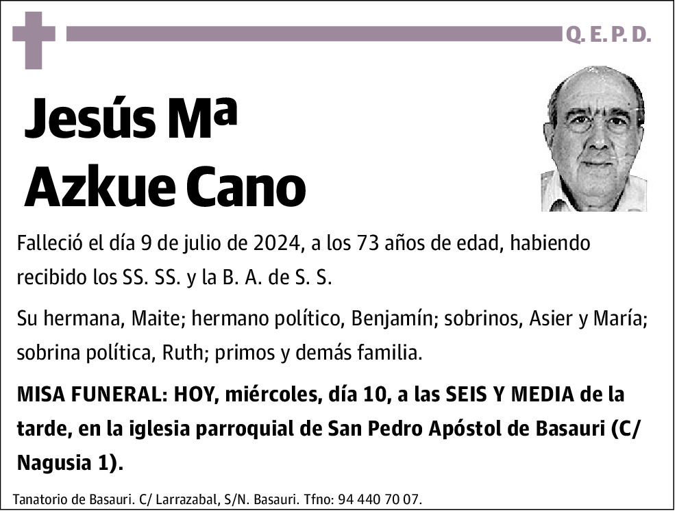 Jesus Maria Azcue Cano
