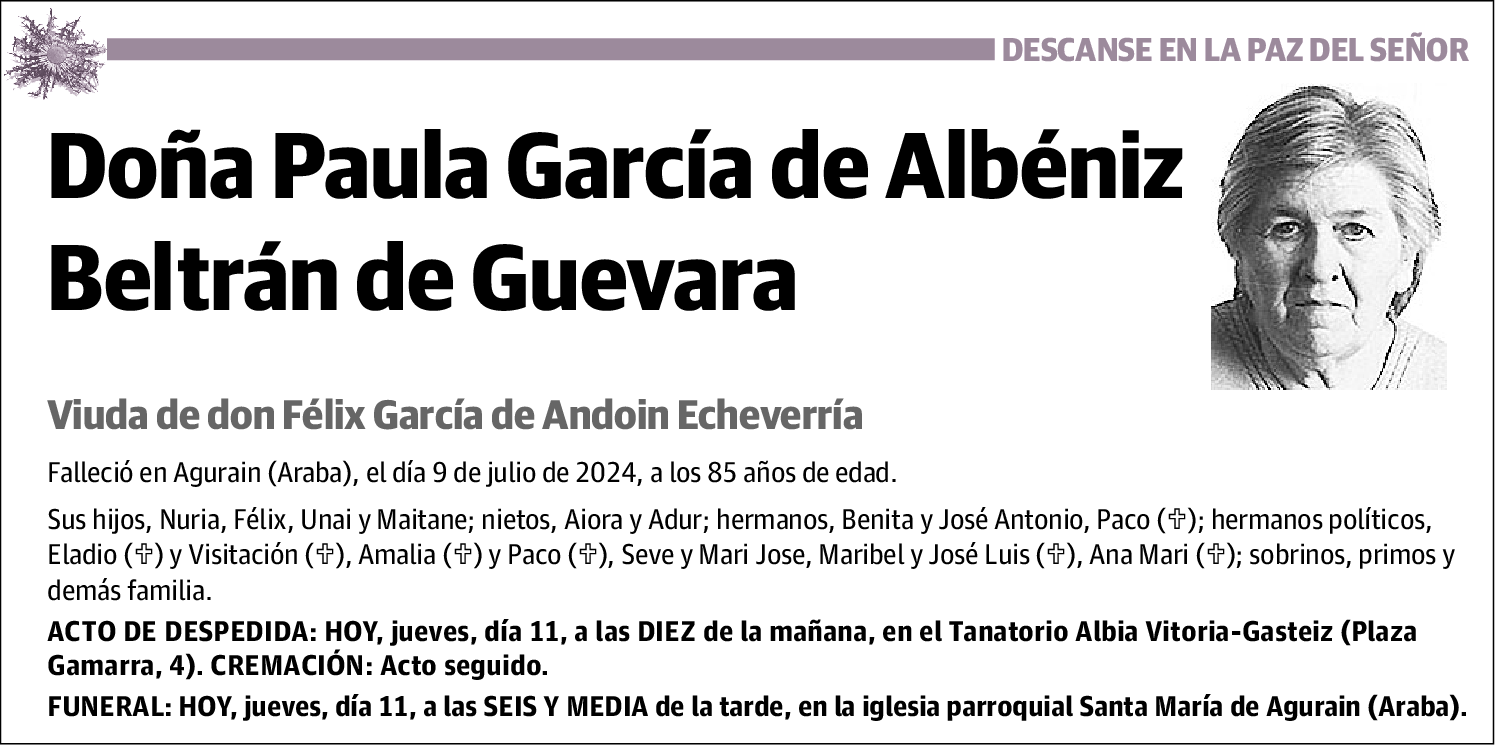 Paula García de Albéniz Beltrán de Guevara