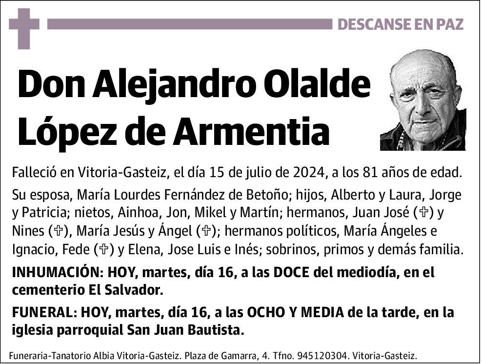 Alejandro Olalde López de Armentia
