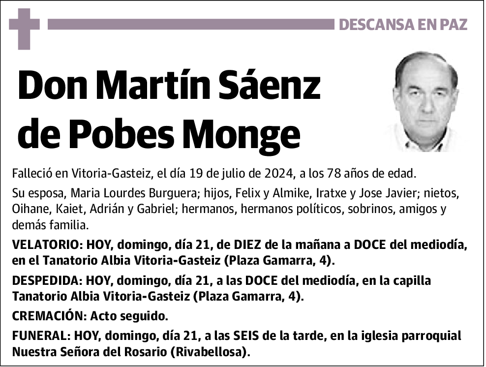 Martín Sáenz de Pobes Monge