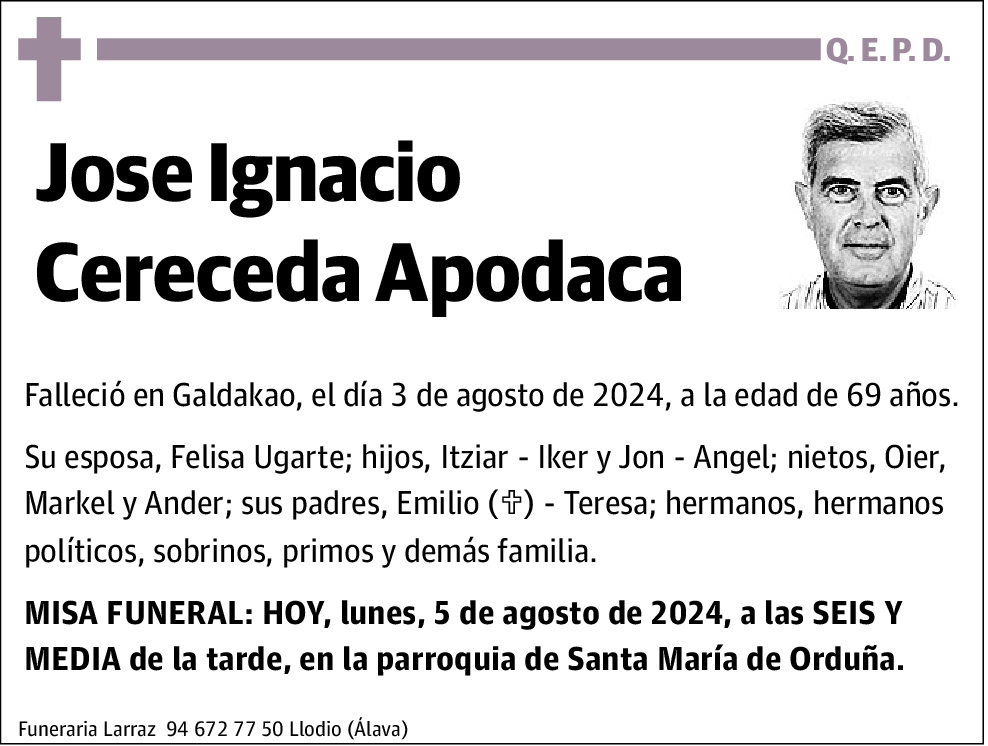 Jose Ignacio Cereceda Apodaca