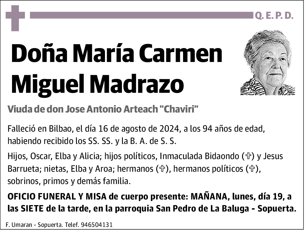 María Carmen Miguel Madrazo