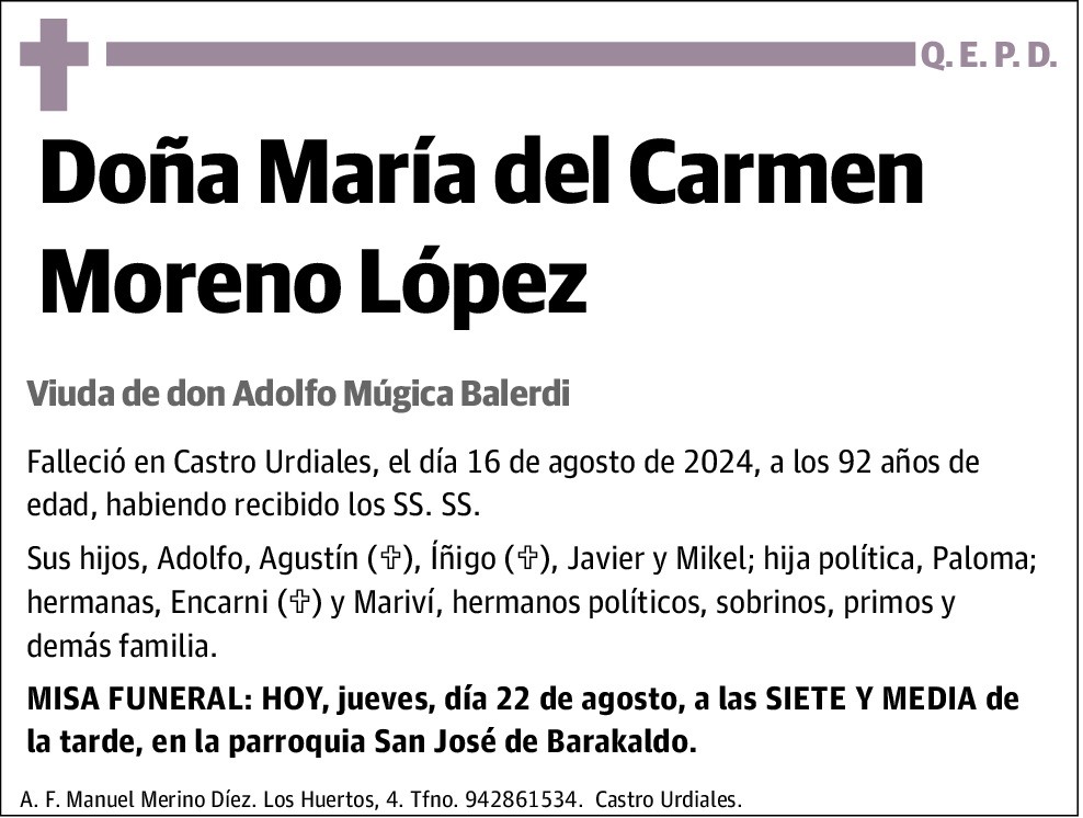 María del Carmen Moreno López