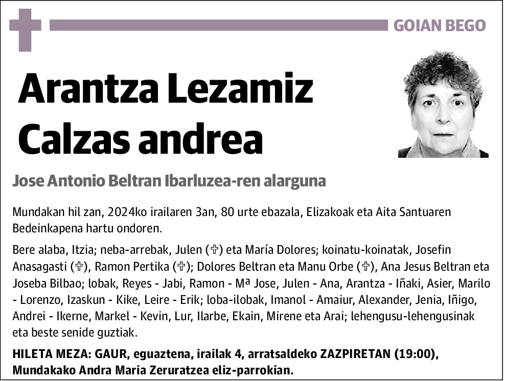 Arantza Lezamiz Calzas