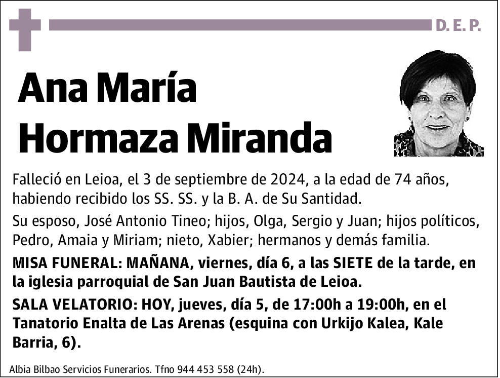 Ana María Hormaza Miranda