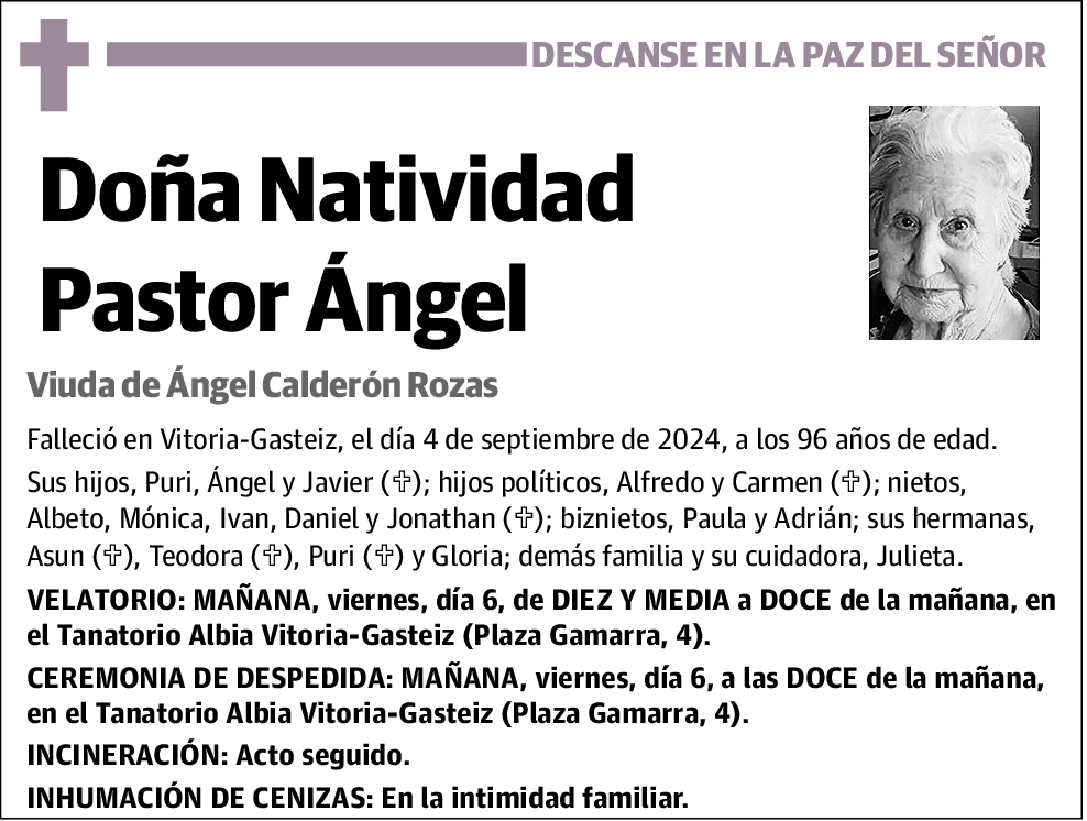 Natividad Pastor Ángel