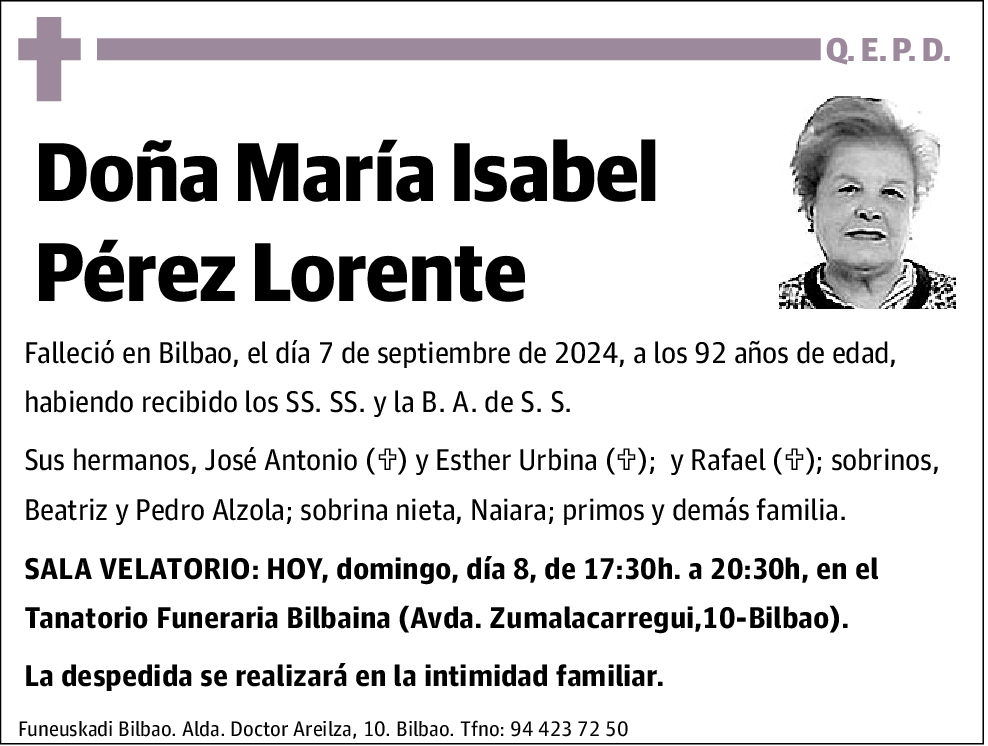 María Isabel Pérez Lorente