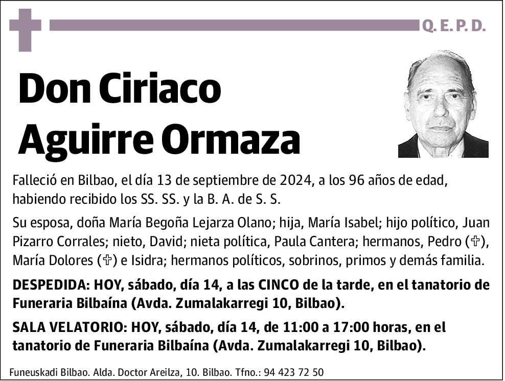 Ciriaco Aguirre Ormaza