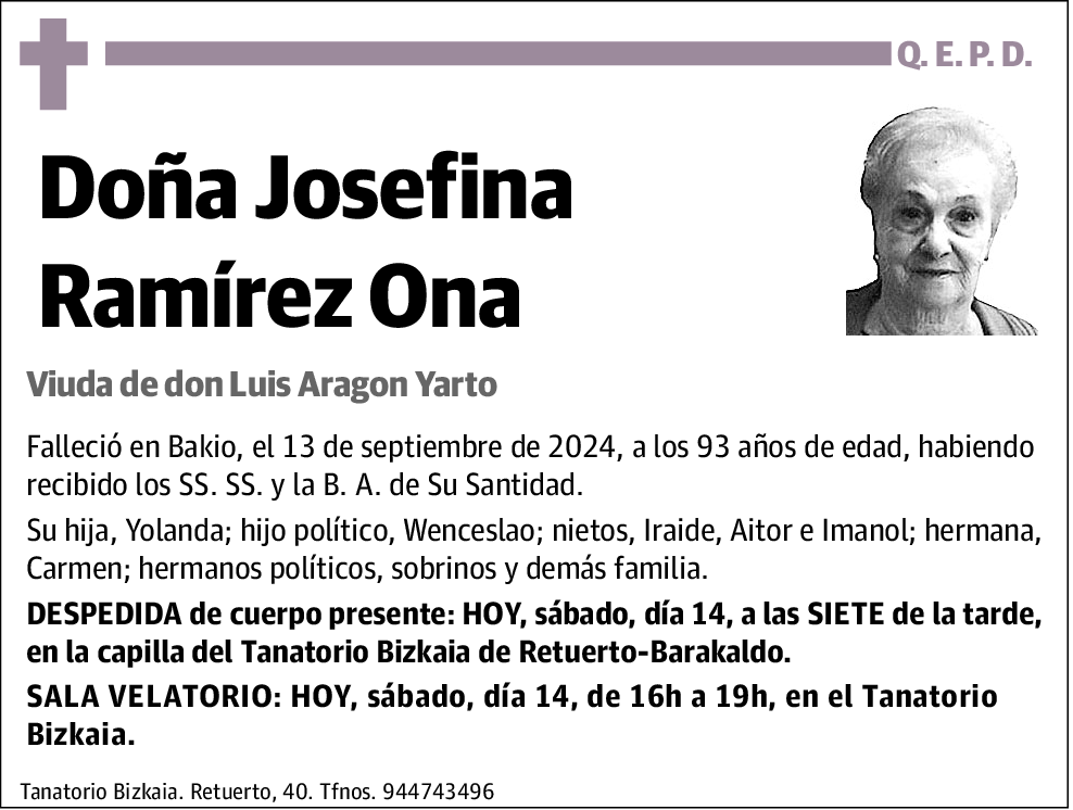 Josefina Ramírez Ona