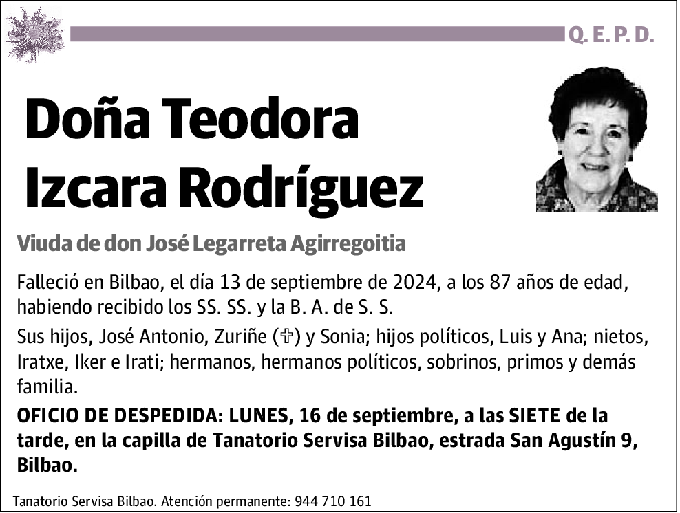 Teodora Izcara Rodríguez