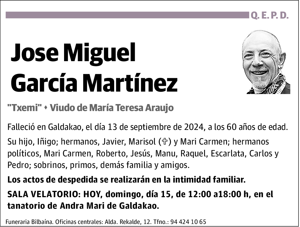 Jose Miguel García Martínez