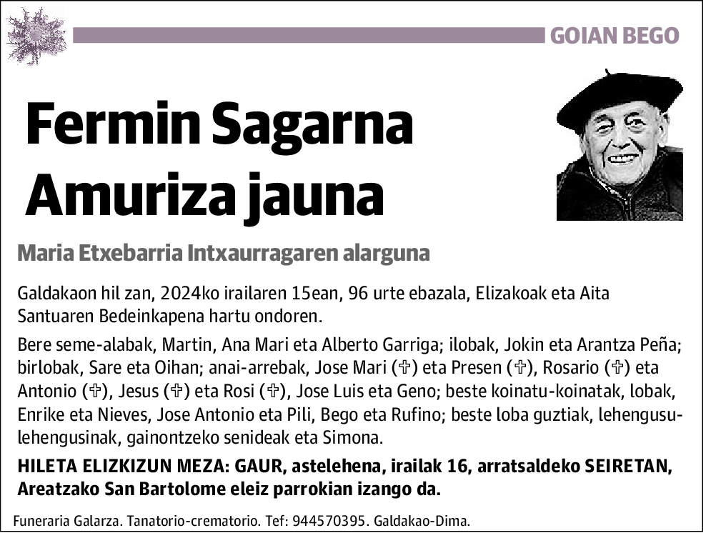 Fermin Sagarna Amuriza