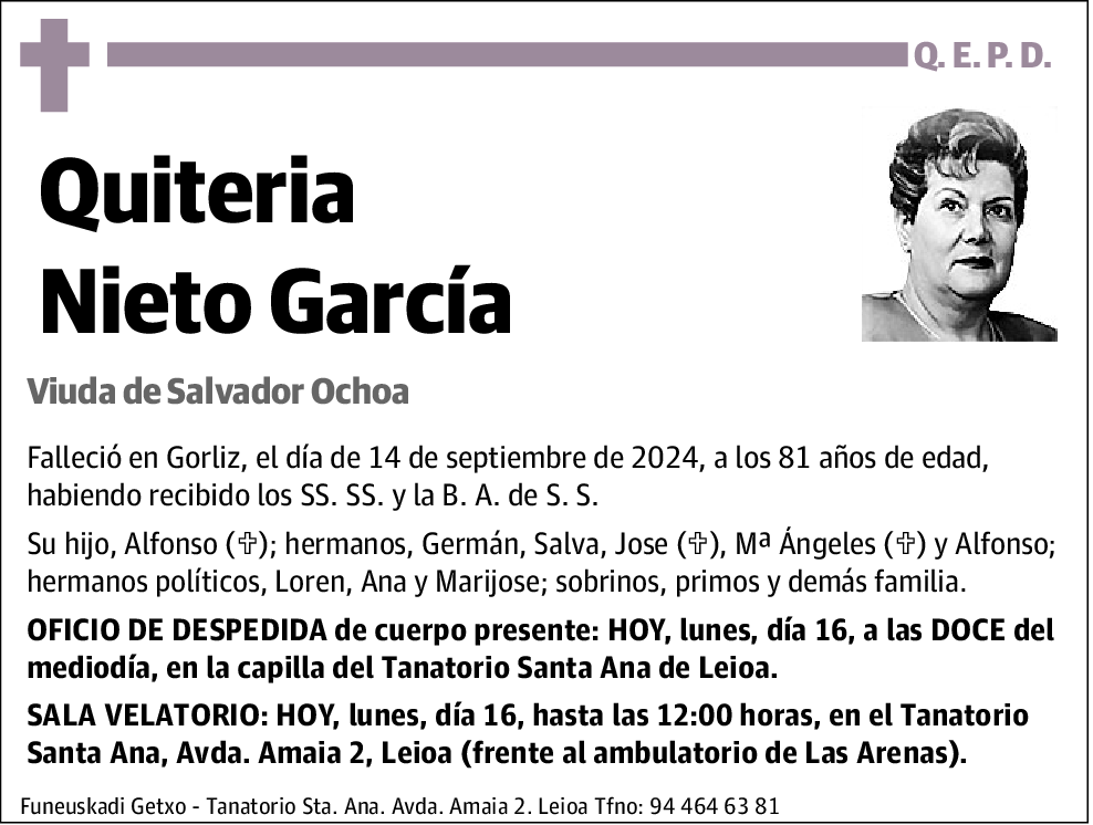Quiteria Nieto García