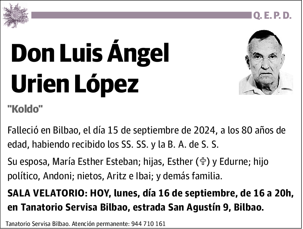 Luis Ángel Urien López