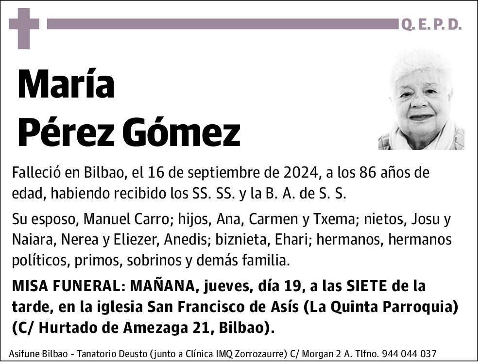 María Pérez Gómez