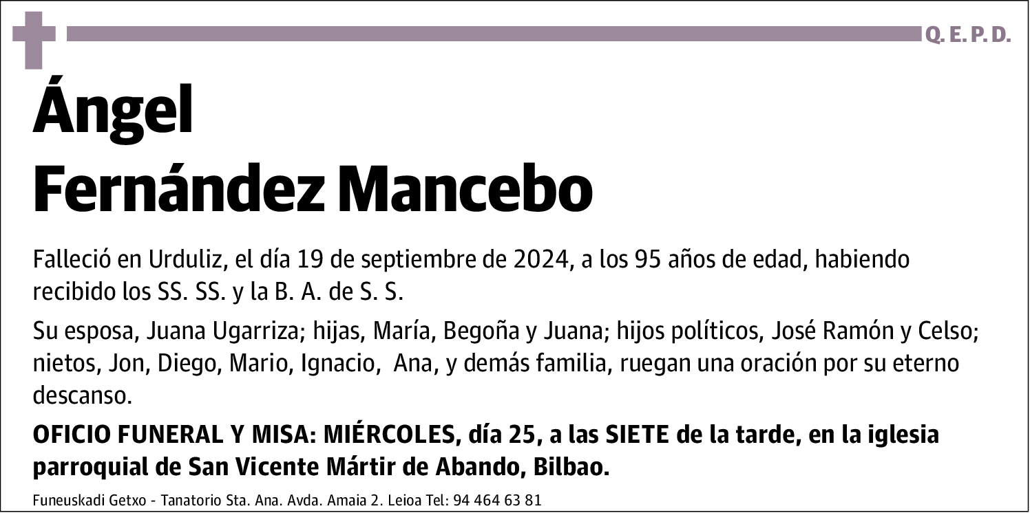 Ángel Fernández Mancebo