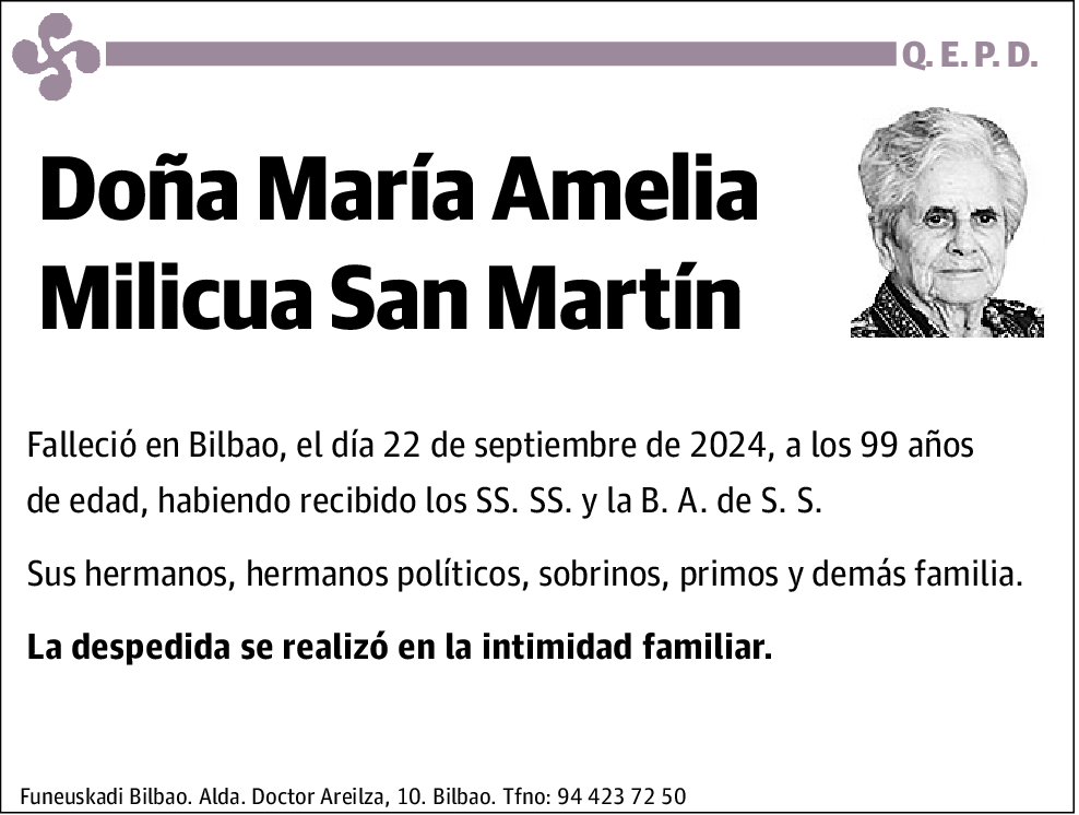 María Amelia Milicua San Martín