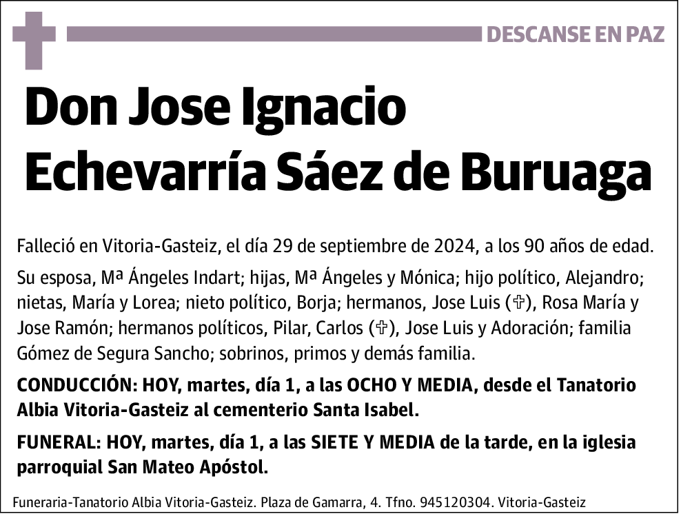 Jose Ignacio Echevarría Sáez de Buruaga