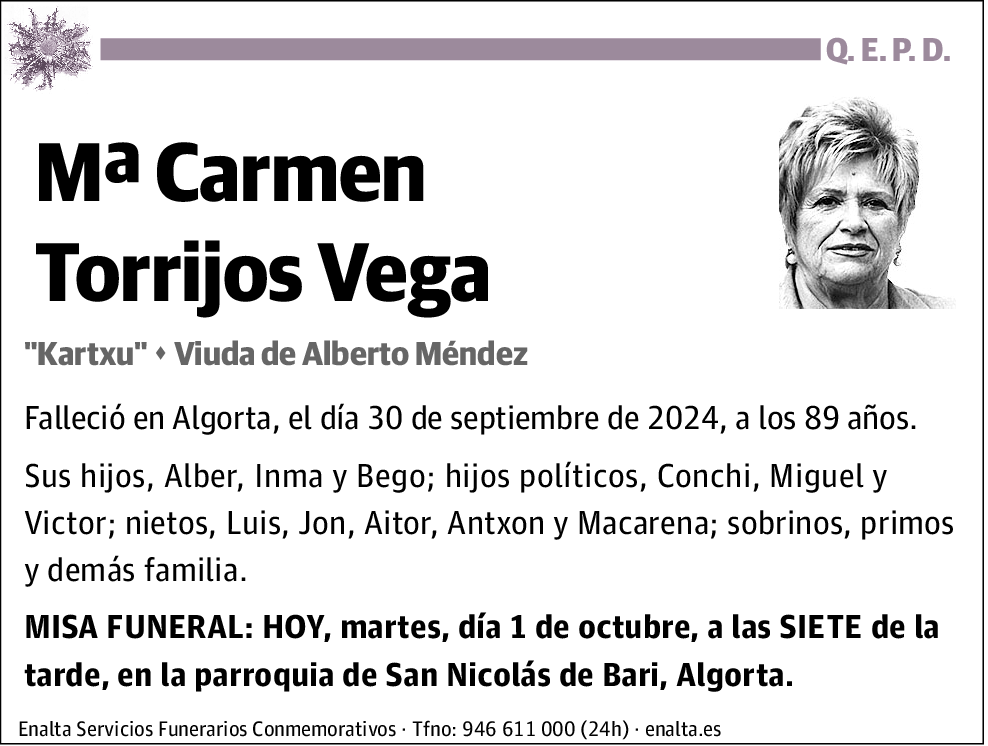 Mª Carmen Torrijos Vega