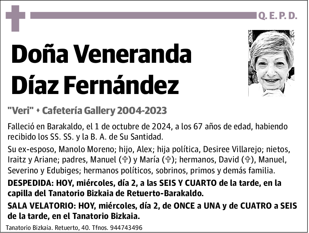 Veneranda Díaz Fernández