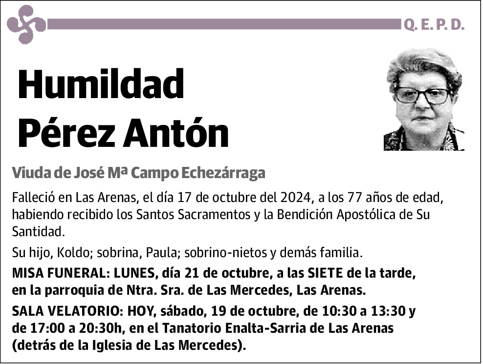 Humildad Pérez Antón