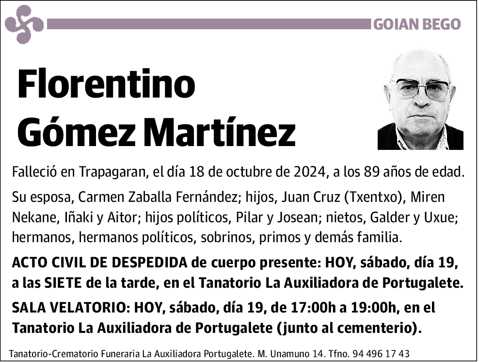 Florentino Gómez Martínez