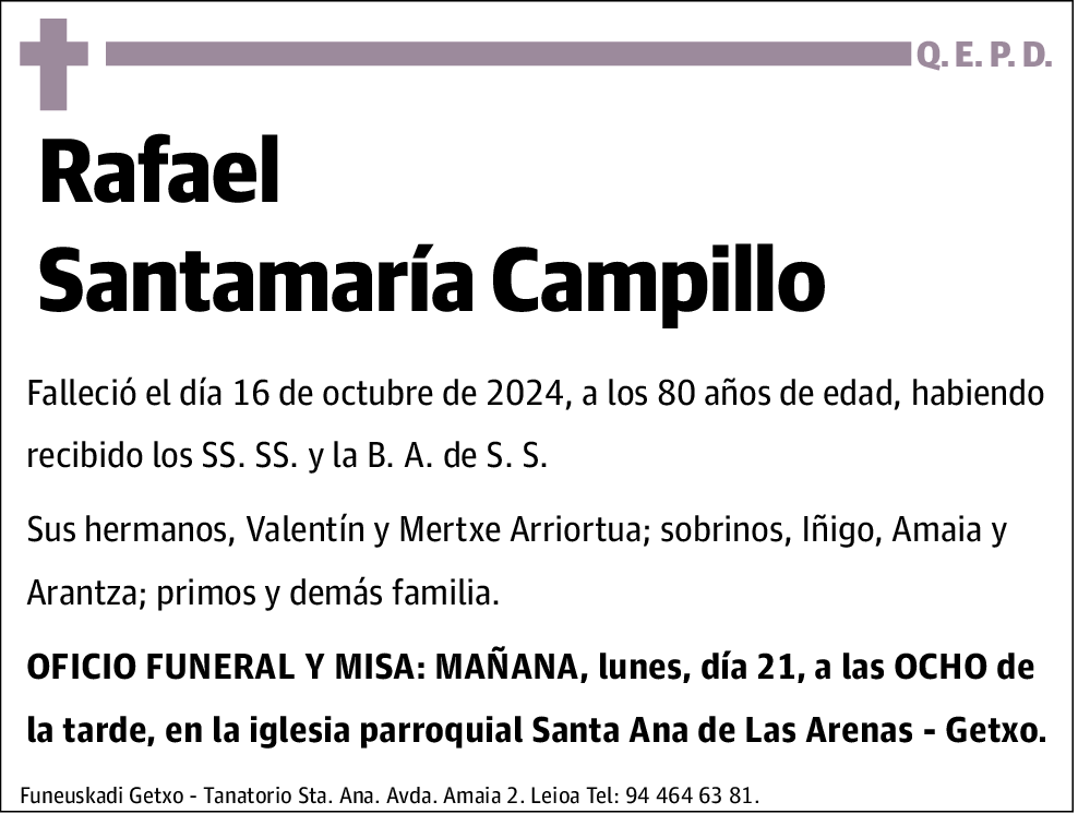 Rafael Santamaría Campillo