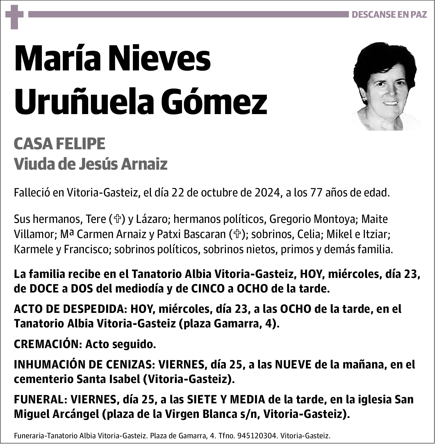 María Nieves Uruñuela Gómez