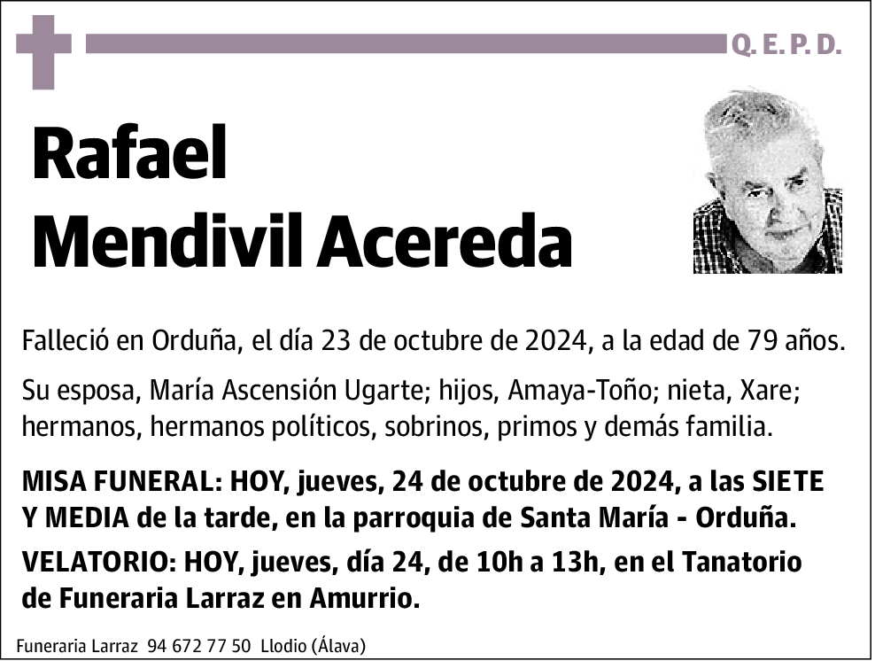 Rafael Mendivil Acereda