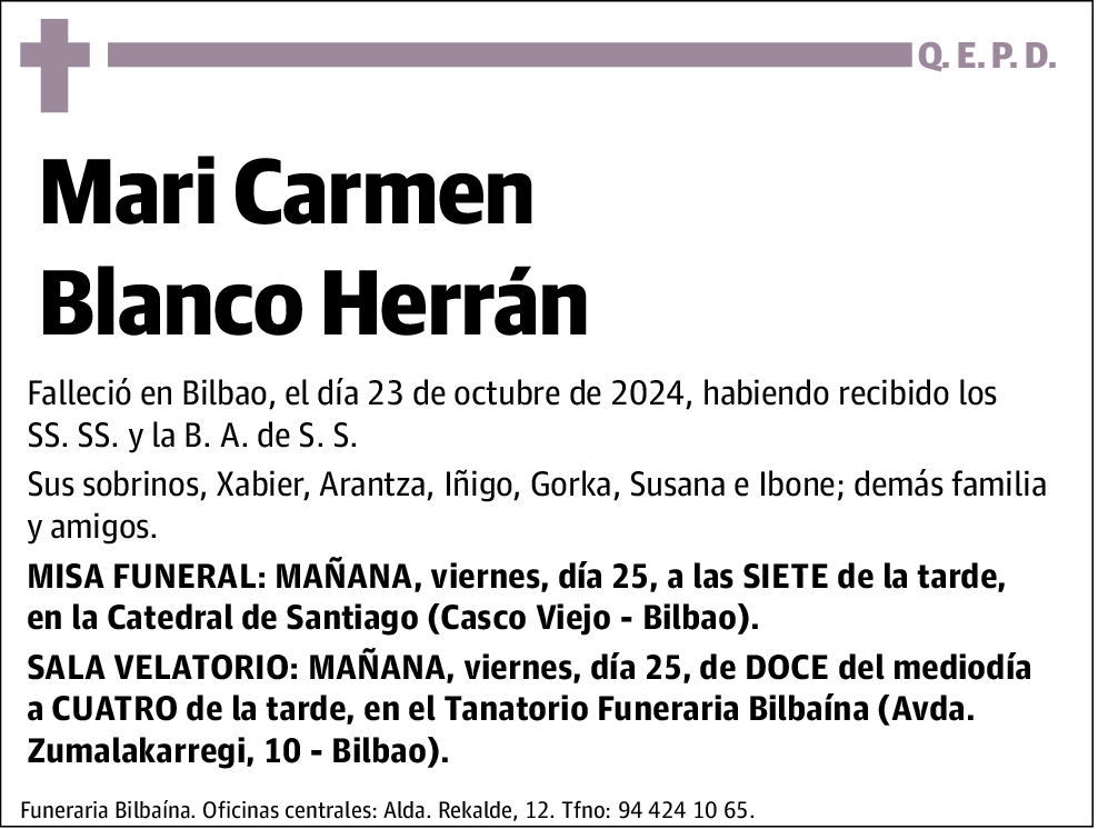 Mari Carmen Blanco Herrán