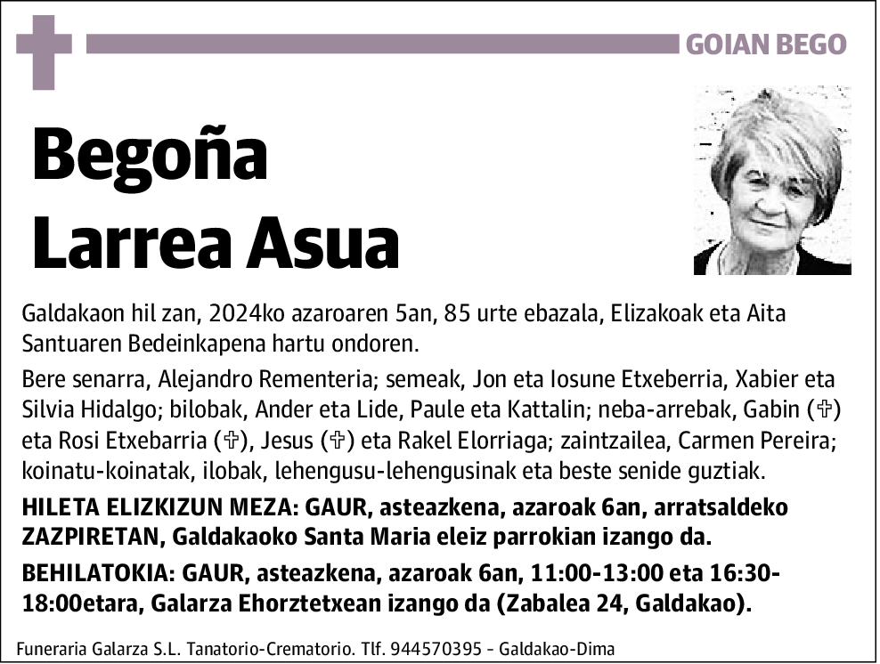 Begoña Larrea Asua