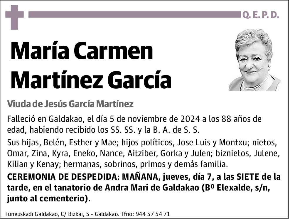 María Carmen Martínez García