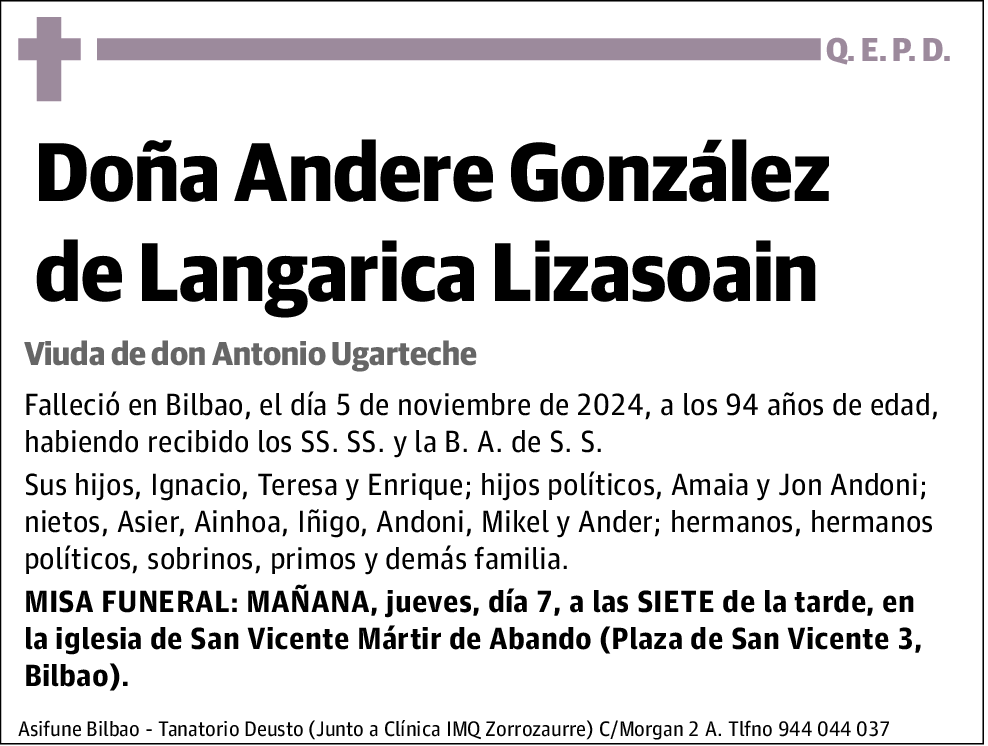 Andere González de Langarica Lizasoain