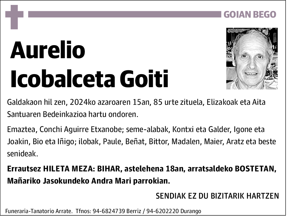 Aurelio Icobalceta Goiti