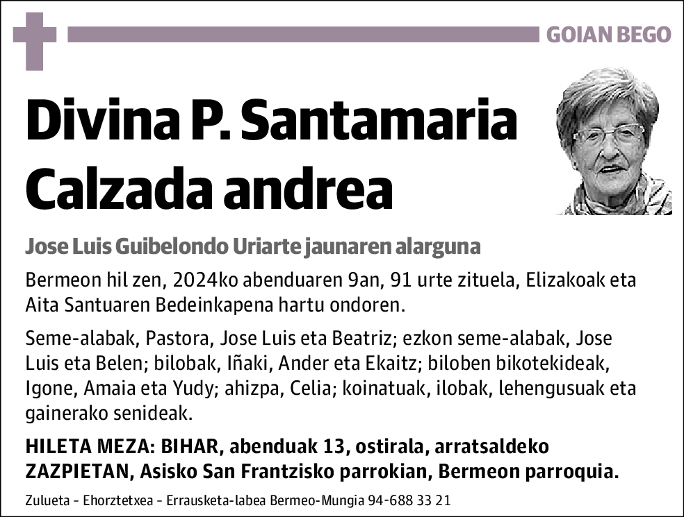 Divina D. Santamaria Calzada