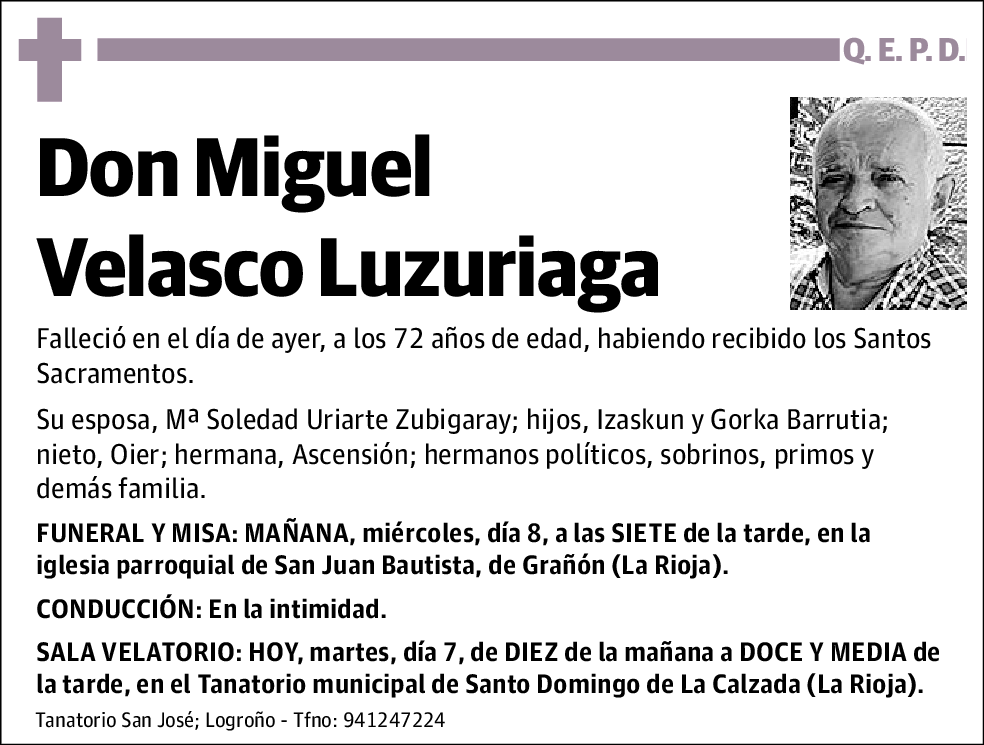 Miguel Velasco Luzuriaga