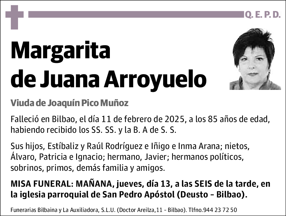 Margarita de Juana Arroyuelo
