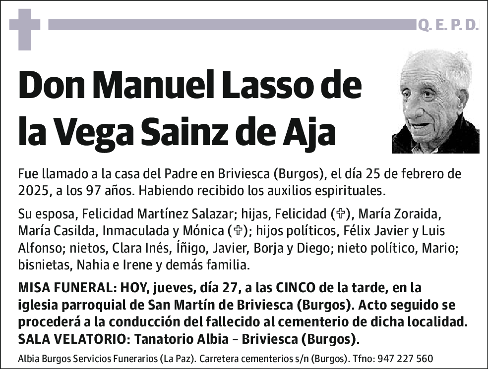 Manuel Lasso de la Vega Sainz de Aja