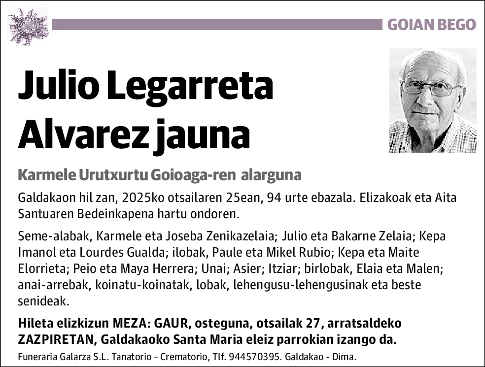 Julio Legarreta Alvarez