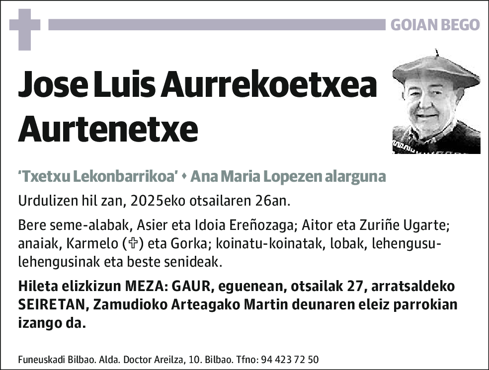 Jose Luis Aurrekoetxea Aurtenetxe