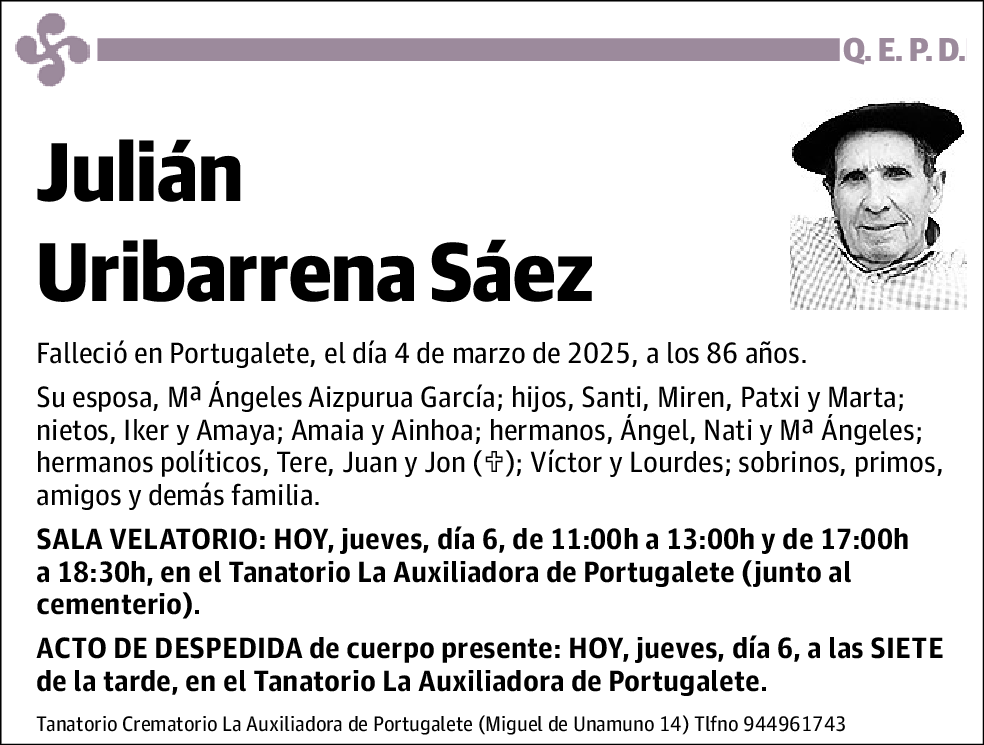 Julián Uribarrena Sáez