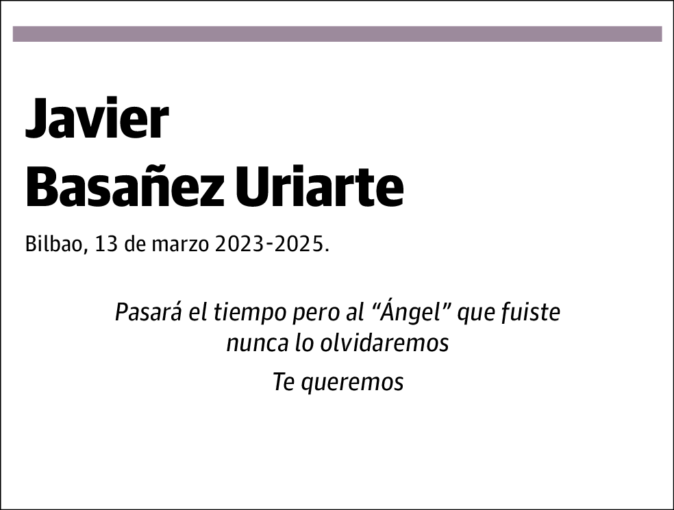 Javier Basañez Uriarte