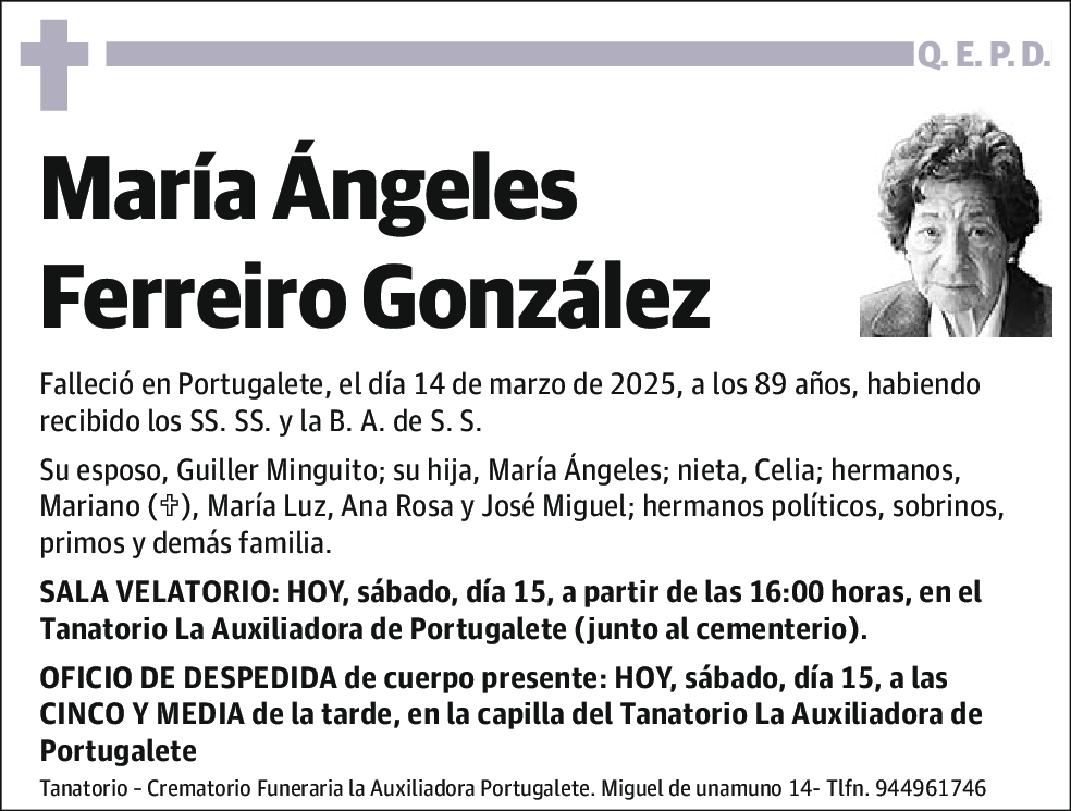 María Ángeles Ferreiro González