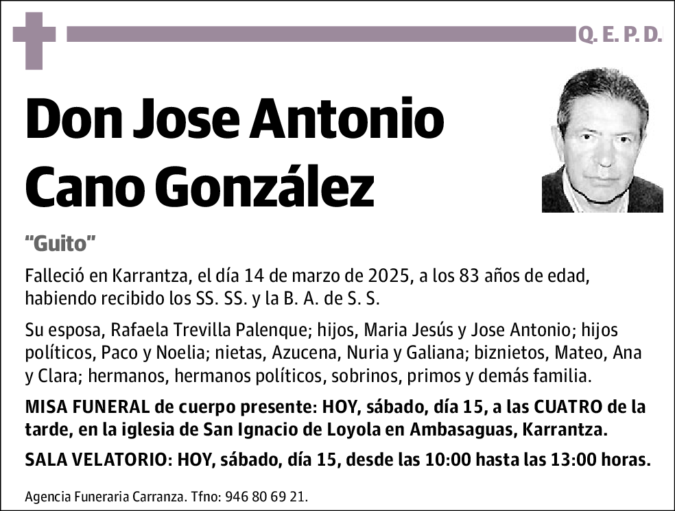 Jose Antonio Cano González