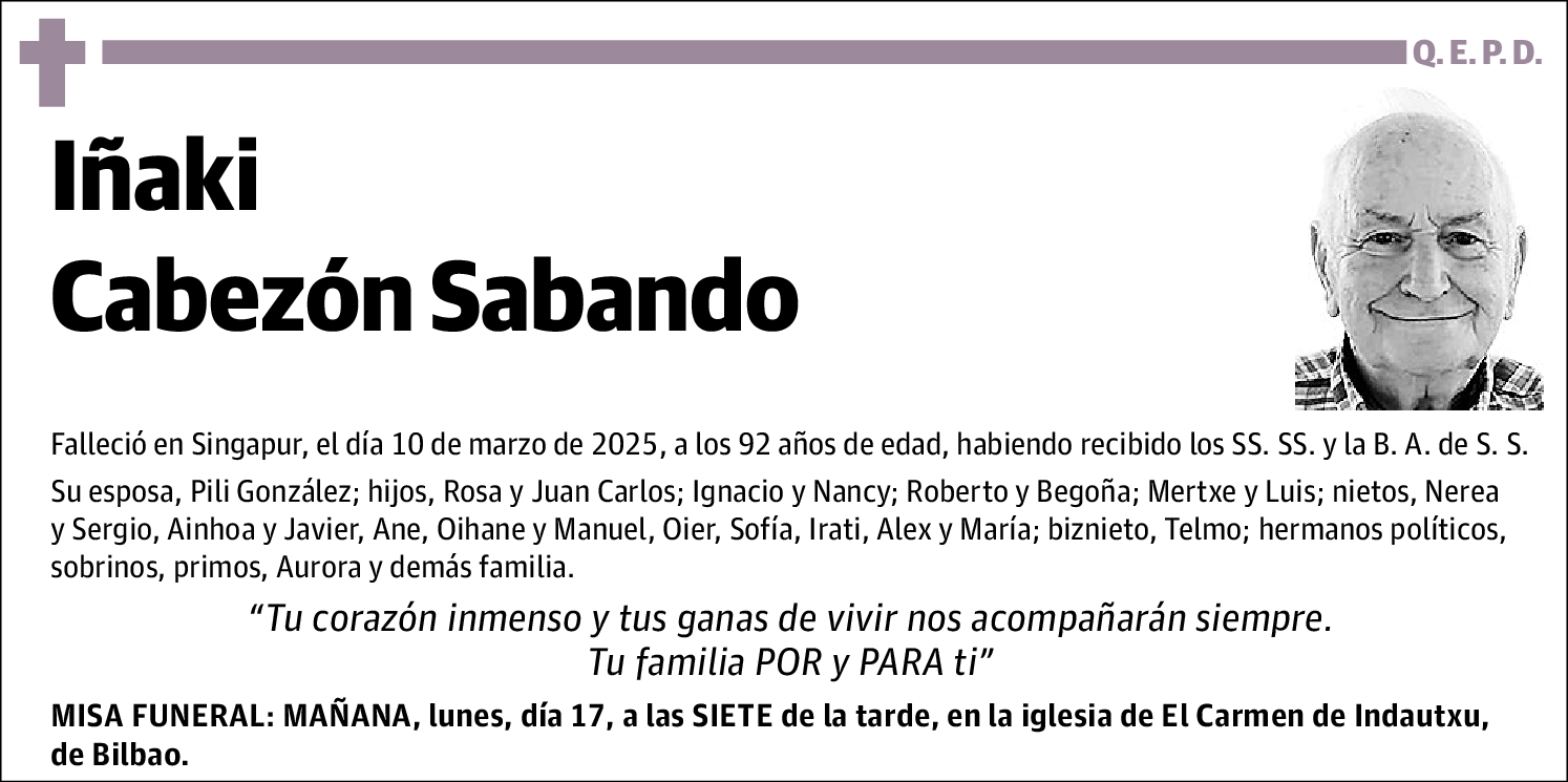 Iñaki Cabezón Sabando