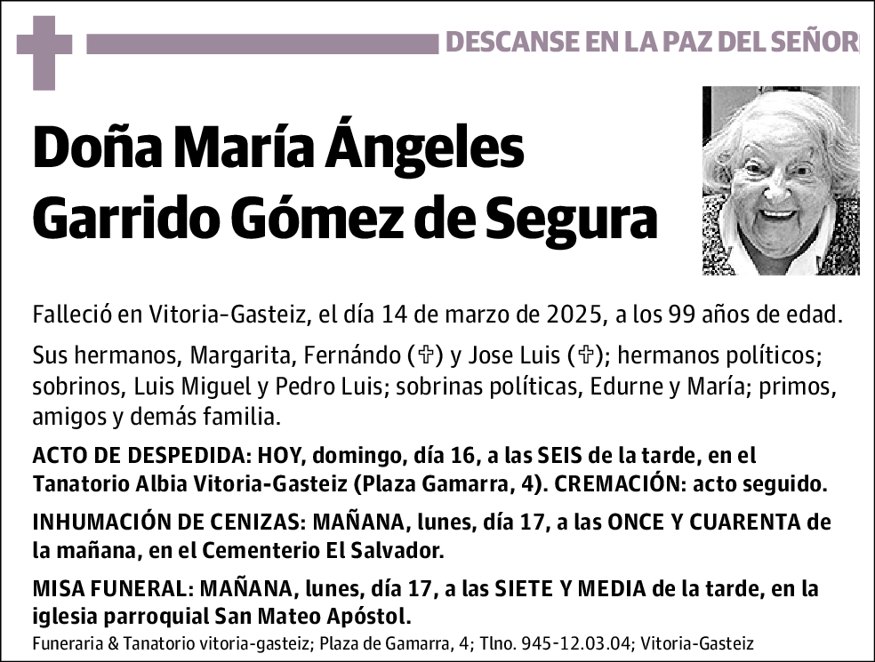 Maria Ángeles Garrido Gómez de Segura